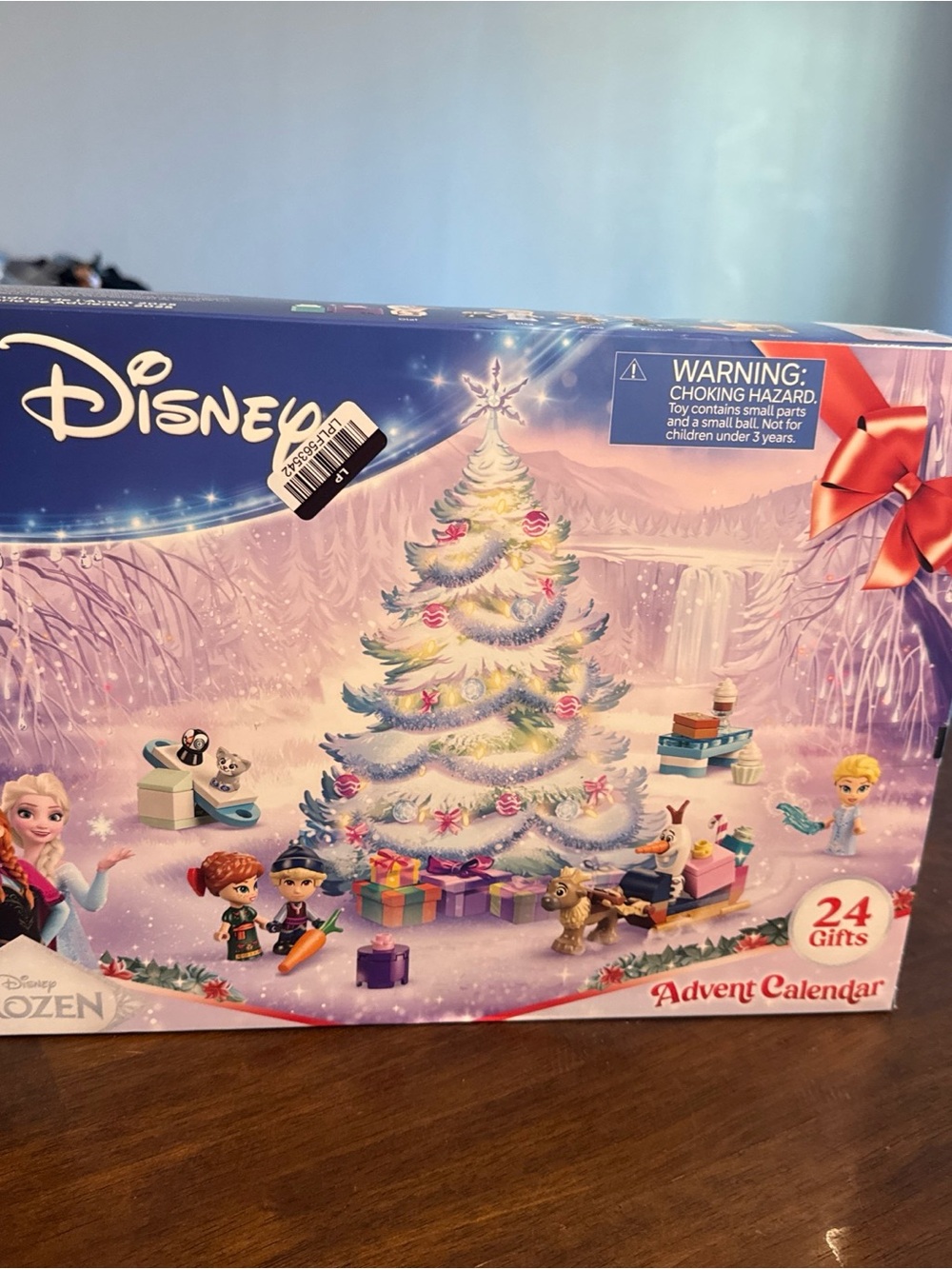 Disney Frozen Purple & White Advent Calendar with 24 Surprises